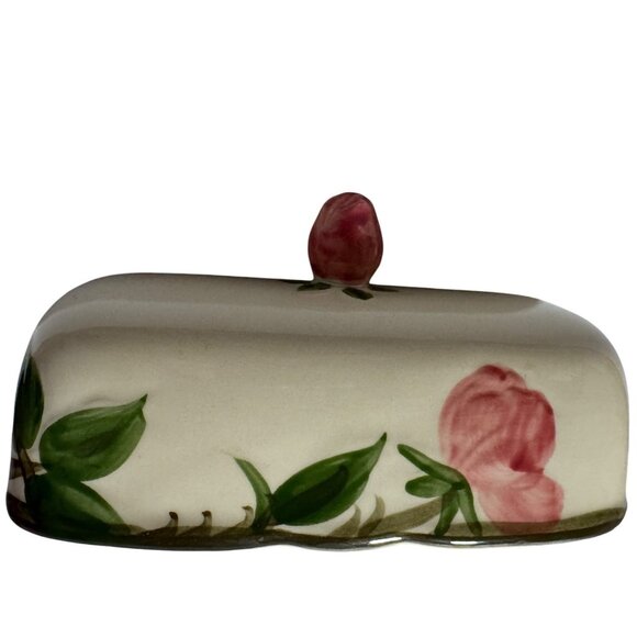 Vintage Franciscan Desert Rose Butter Dish Made In USA - Picture 11 of 11